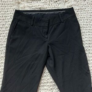 Ann Taylor solid black trousers - 0p